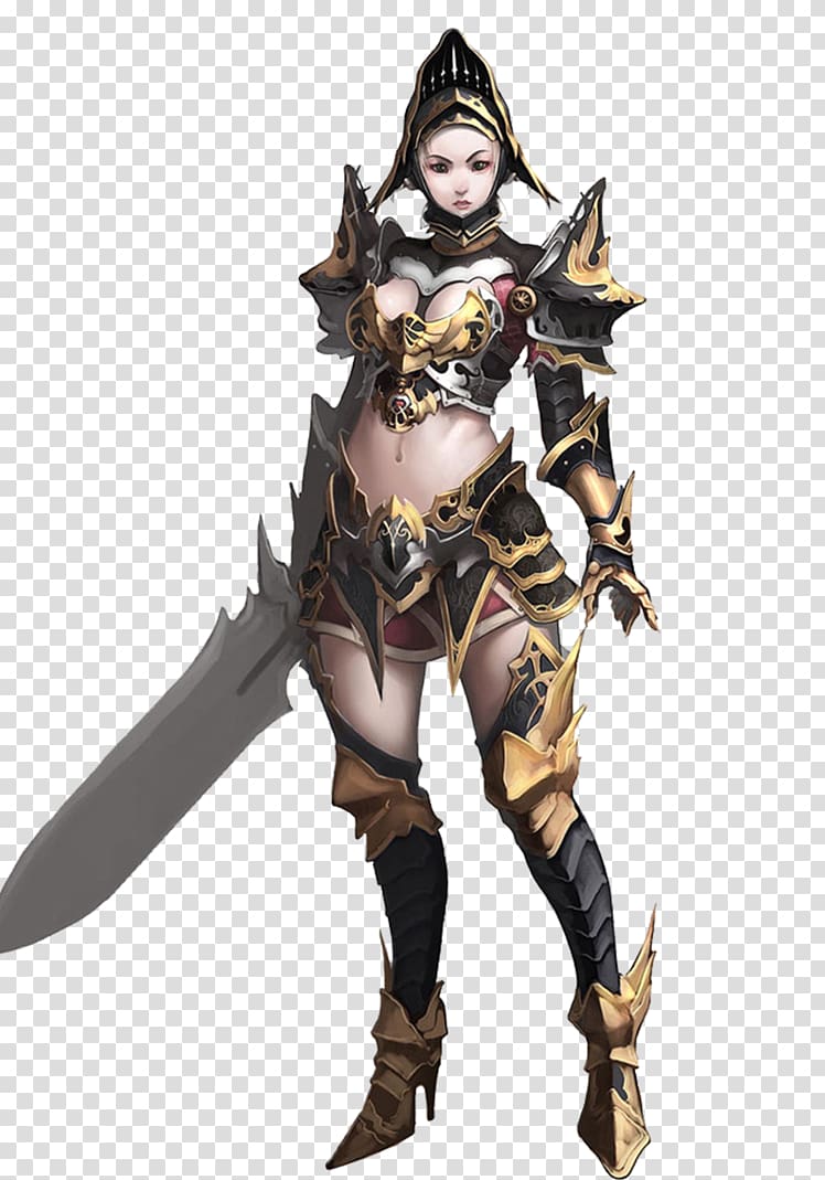 Atlantica Online Knight Concept art, Knight transparent background PNG clipart