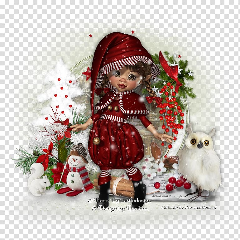Christmas ornament Christmas tree Doll, winter tutorial transparent background PNG clipart