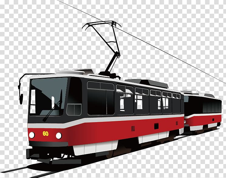 Tram transparent background PNG clipart