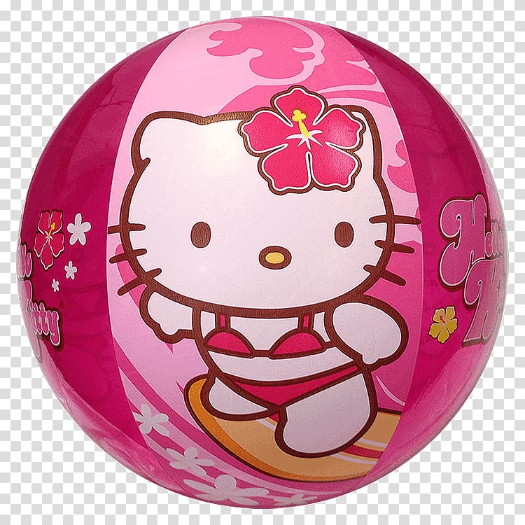 Hello Kitty Beach ball Inflatable, ball transparent background PNG clipart