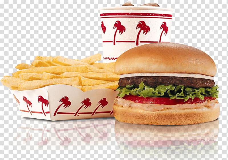 Hamburger In-N-Out Burger products Fast food Five Guys, Burger transparent background PNG clipart