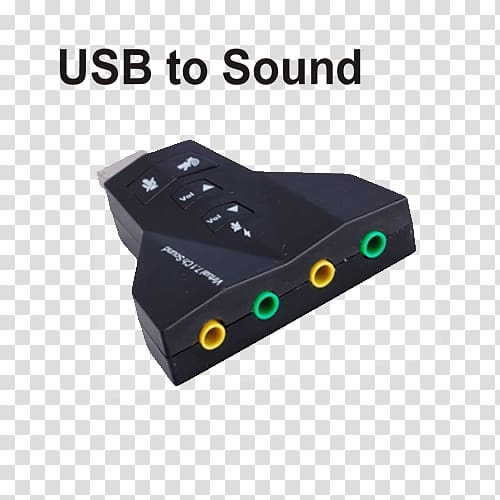 Sound Cards & Audio Adapters USB Computer hardware, USB transparent background PNG clipart