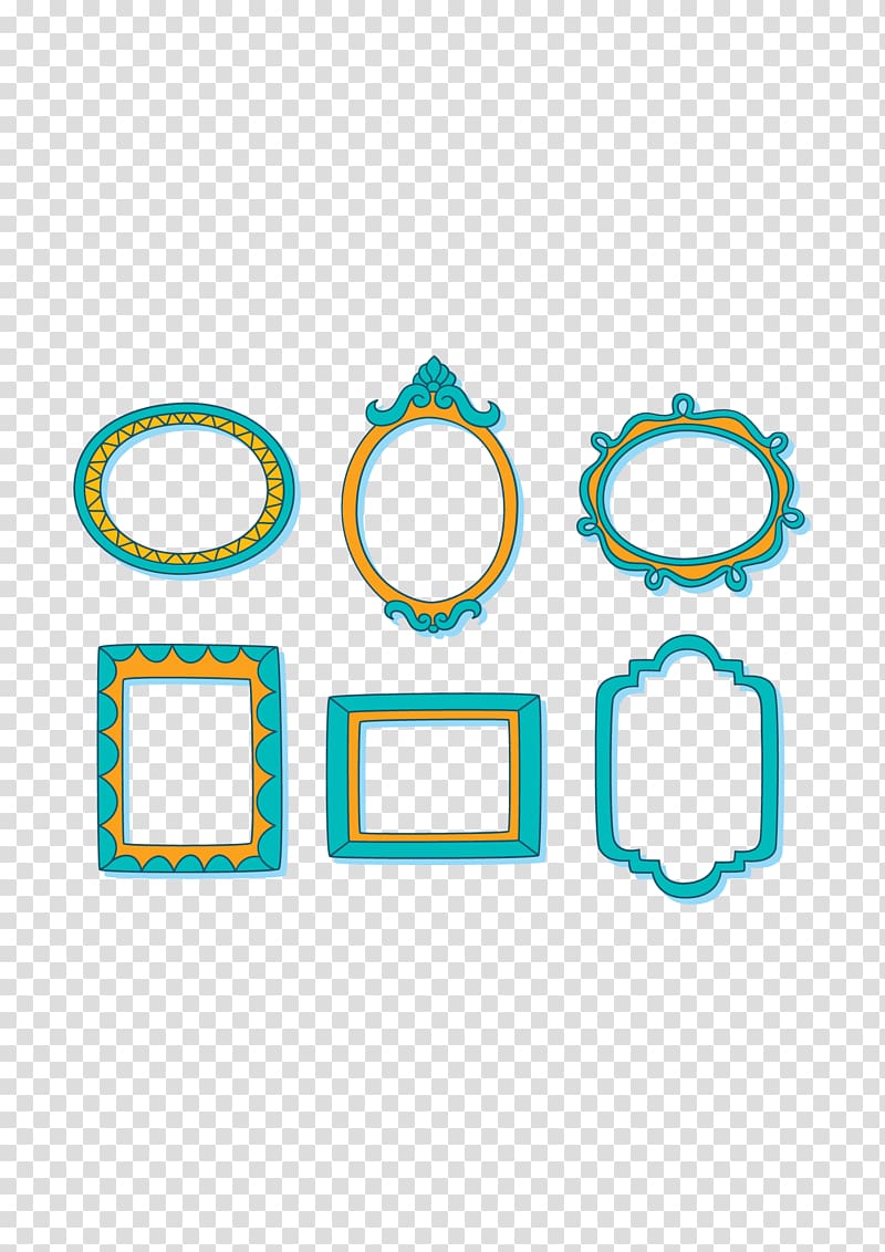frames template, frame Digital frame, Baby blue frame transparent background PNG clipart