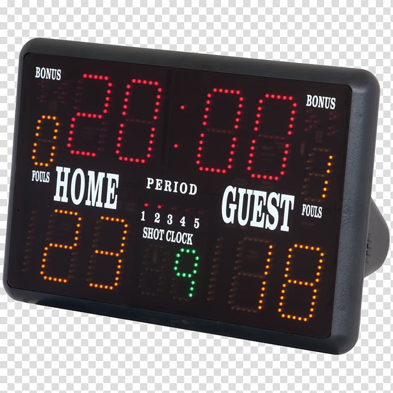 Display device Digital clock Scoreboard Font Light-emitting diode, electronic board transparent background PNG clipart