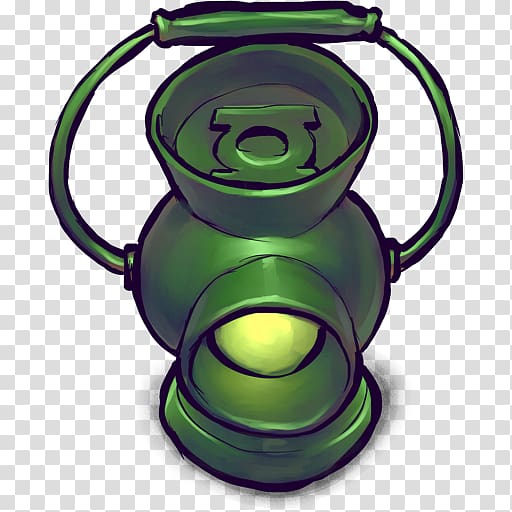 green lantern logo illustration, kettle headgear, Comics Lantern transparent background PNG clipart