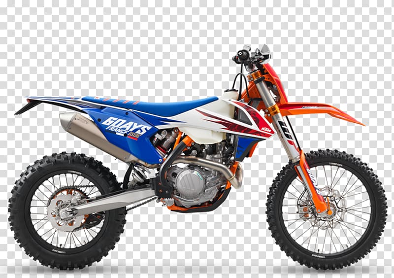 KTM 450 EXC International Six Days Enduro KTM 500 EXC Motorcycle, motorcycle transparent background PNG clipart