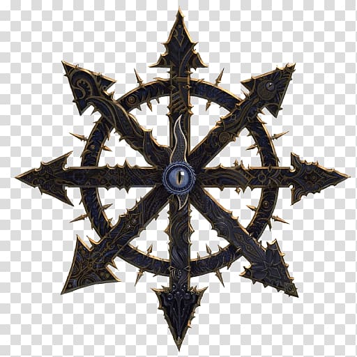 Warhammer 40,000 Symbol of Chaos Gods of the Old World, symbol transparent background PNG clipart