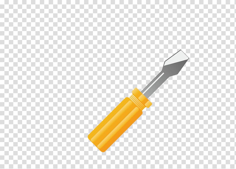 Yellow Angle, screwdriver transparent background PNG clipart