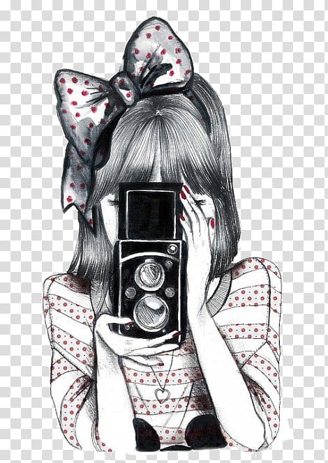 Drawing Camera Sketch, Camera transparent background PNG clipart