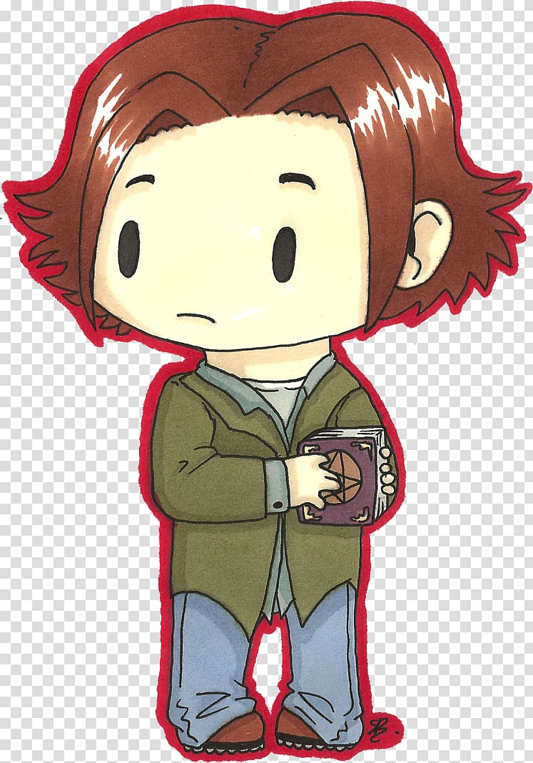 Sam Winchester Dean Winchester Cartoon Drawing, Sam Winchester transparent background PNG clipart