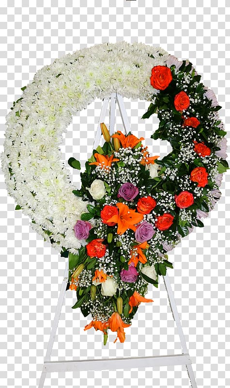 Floral design Wreath Flower bouquet Cut flowers, hanging island transparent background PNG clipart