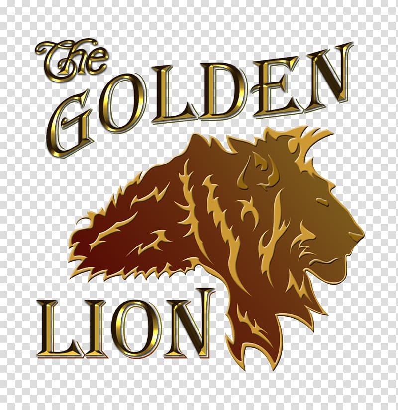 Golden Lion Sports Bar Logo Animal, lions transparent background PNG clipart