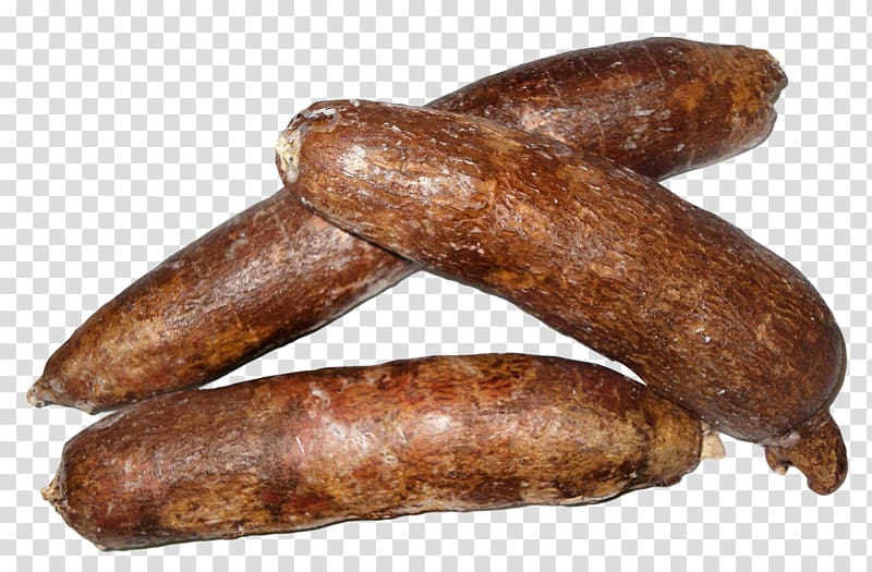three brown fruits, Tapioca pudding Cassava Vegetable, Cassava transparent background PNG clipart
