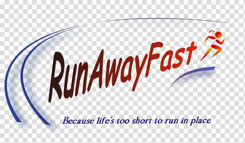 Logo Brand Marathon, run away transparent background PNG clipart