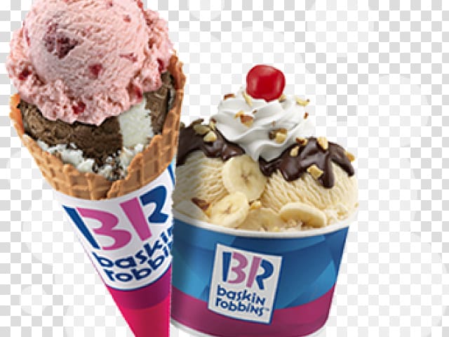 Ice cream parlor Sundae Baskin-Robbins Baskin Robbins, dogs playing cards artist transparent background PNG clipart
