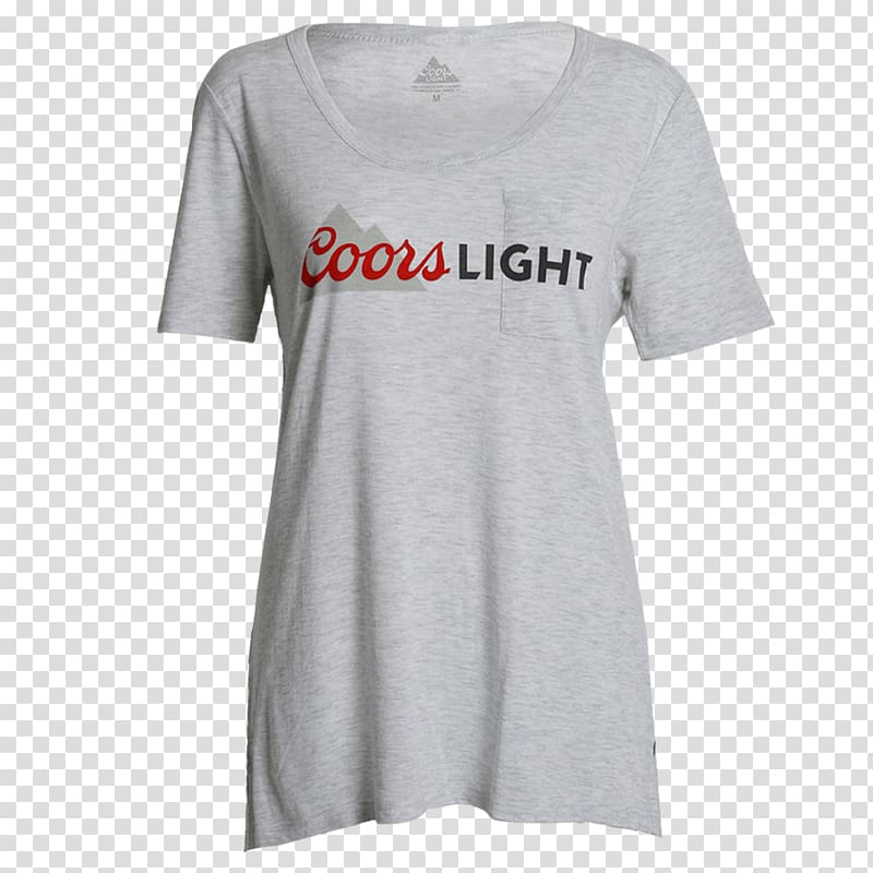 T-shirt Coors Light Coors Brewing Company Sleeve, T-shirt transparent background PNG clipart
