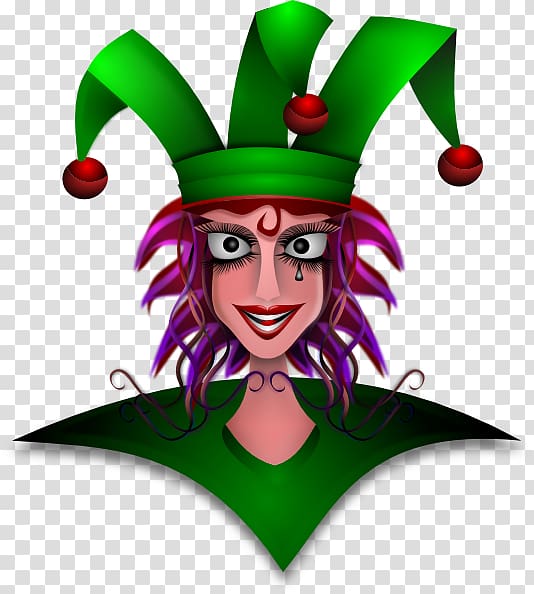 Harlequin Jester Cap and bells , Joker transparent background PNG clipart