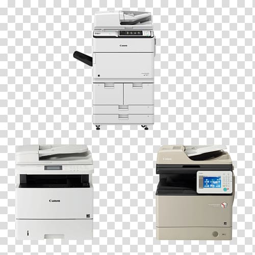 Multi-function printer Canon Paper copier, printer transparent background PNG clipart