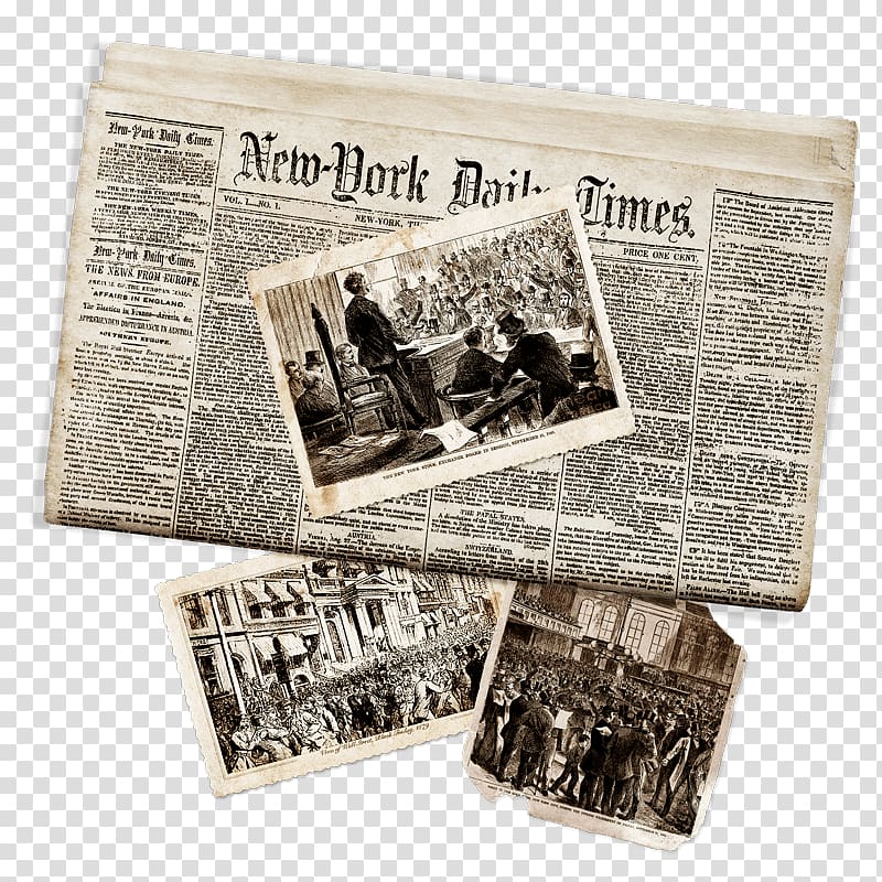 Black Friday 24 September NYSE Posterazzi Newspaper, special promo transparent background PNG clipart
