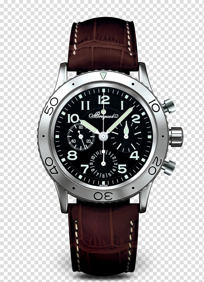 Breguet Watchmaker Flyback chronograph, watch transparent background PNG clipart