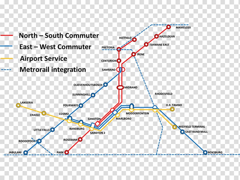 Mamelodi Gautrain Rail transport Johannesburg, train transparent background PNG clipart