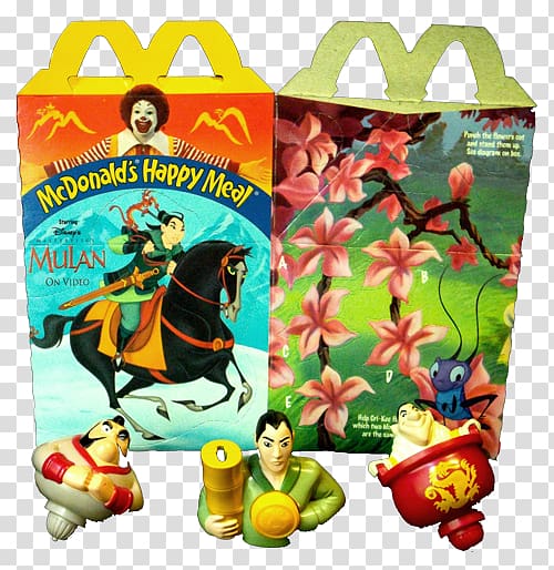 Toy McDonald\'s Mulan Product Happy Meal, toy transparent background PNG clipart