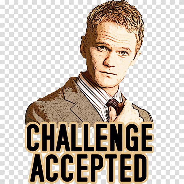 Joey Stinson Barney Stinson How I Met Your Mother Challenge Accepted Television show, Challenge Accepted transparent background PNG clipart