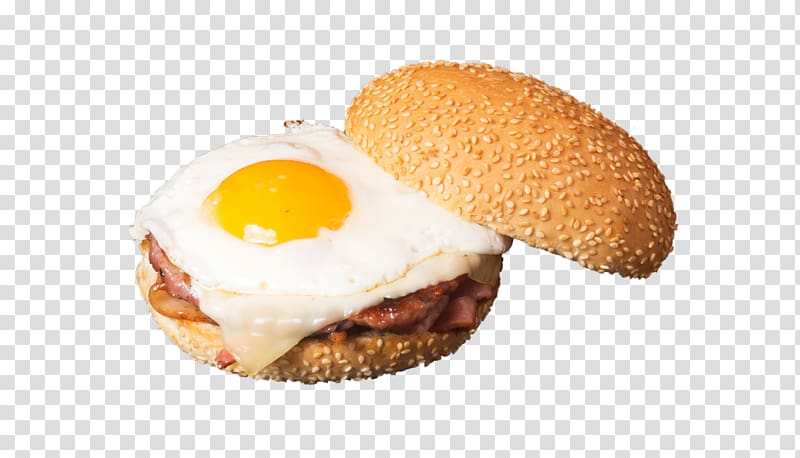 Breakfast sandwich Cheeseburger Hamburger Fast food Slider, hot dog transparent background PNG clipart