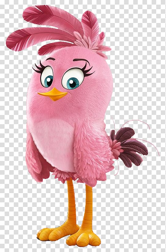 pink Angry Bird character , Angry Birds Stella Angry Birds POP! Angry Birds Star Wars II Angry Birds Go!, pink bird transparent background PNG clipart
