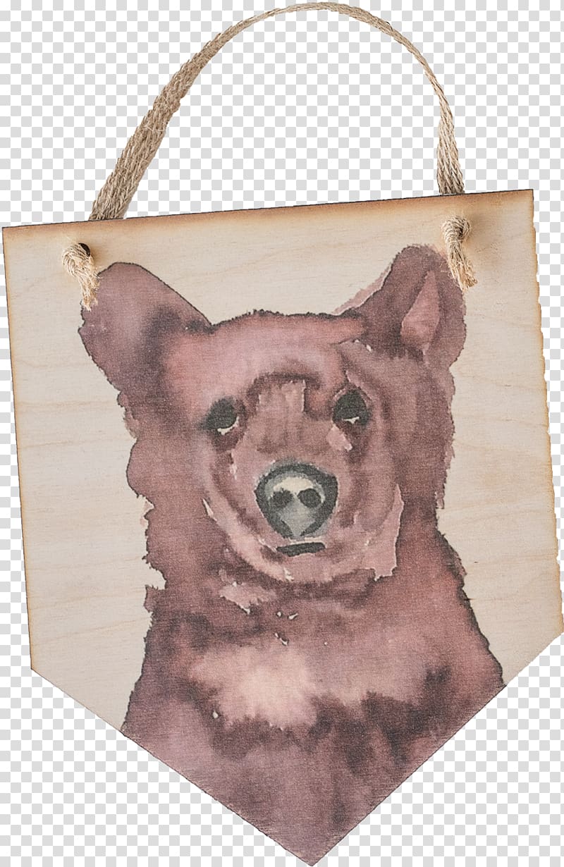 YouTube Watercolor painting Bear Tote bag, watercolor bear transparent background PNG clipart