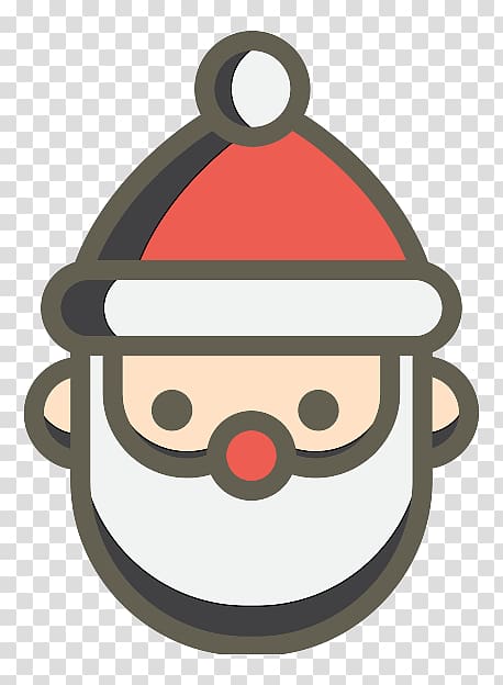 Santa Claus Christmas Emoji Icon, Santa Claus Avatar transparent background PNG clipart