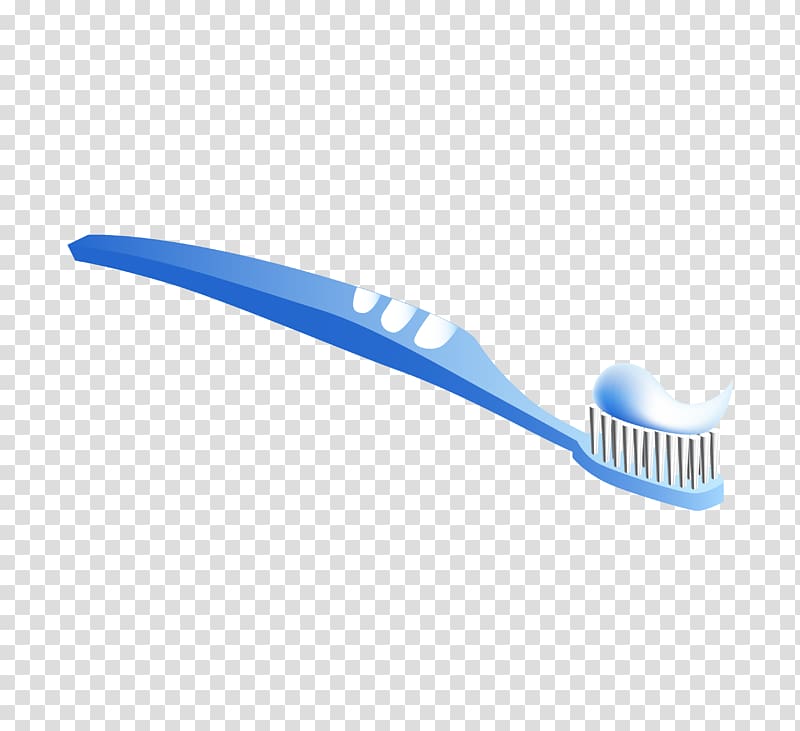 Toothbrush Toothpaste, True blue toothbrush transparent background PNG clipart