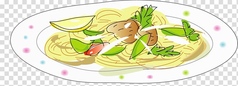 Dish Cartoon Vegetable Illustration, Illustration cooking transparent background PNG clipart