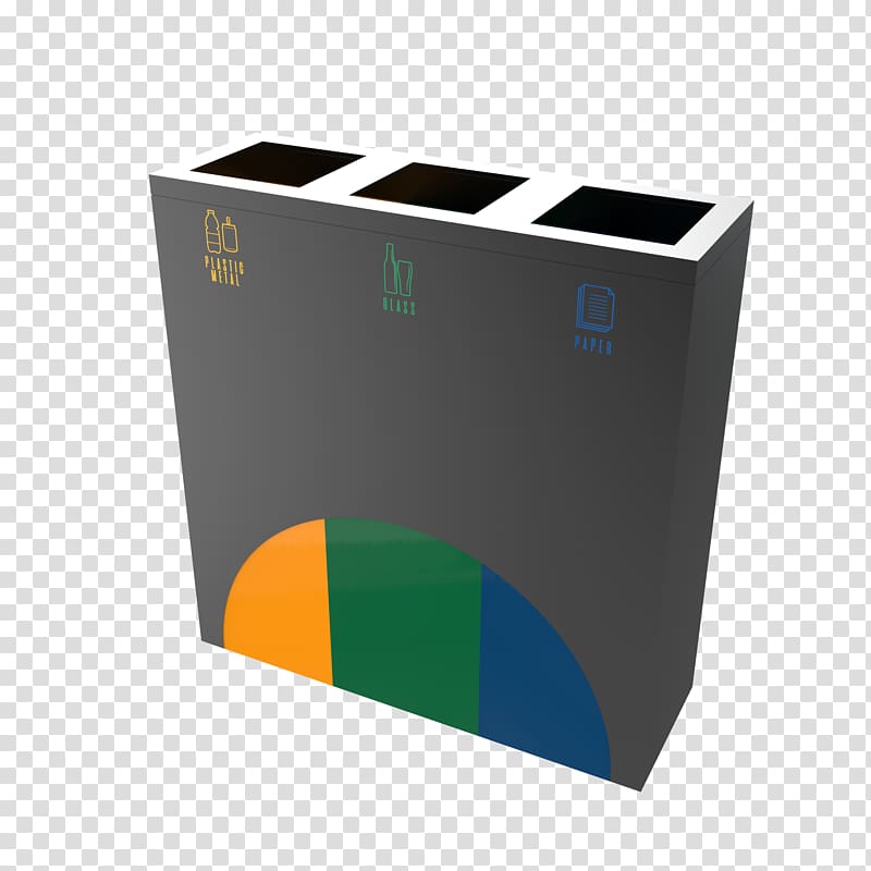 Recycling bin Metal Rubbish Bins & Waste Paper Baskets, recycling station transparent background PNG clipart