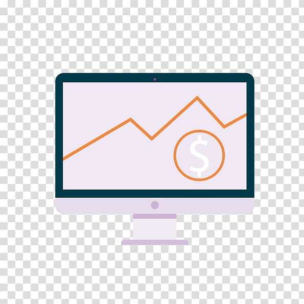 Icon, financial analyst meeting monitor transparent background PNG clipart