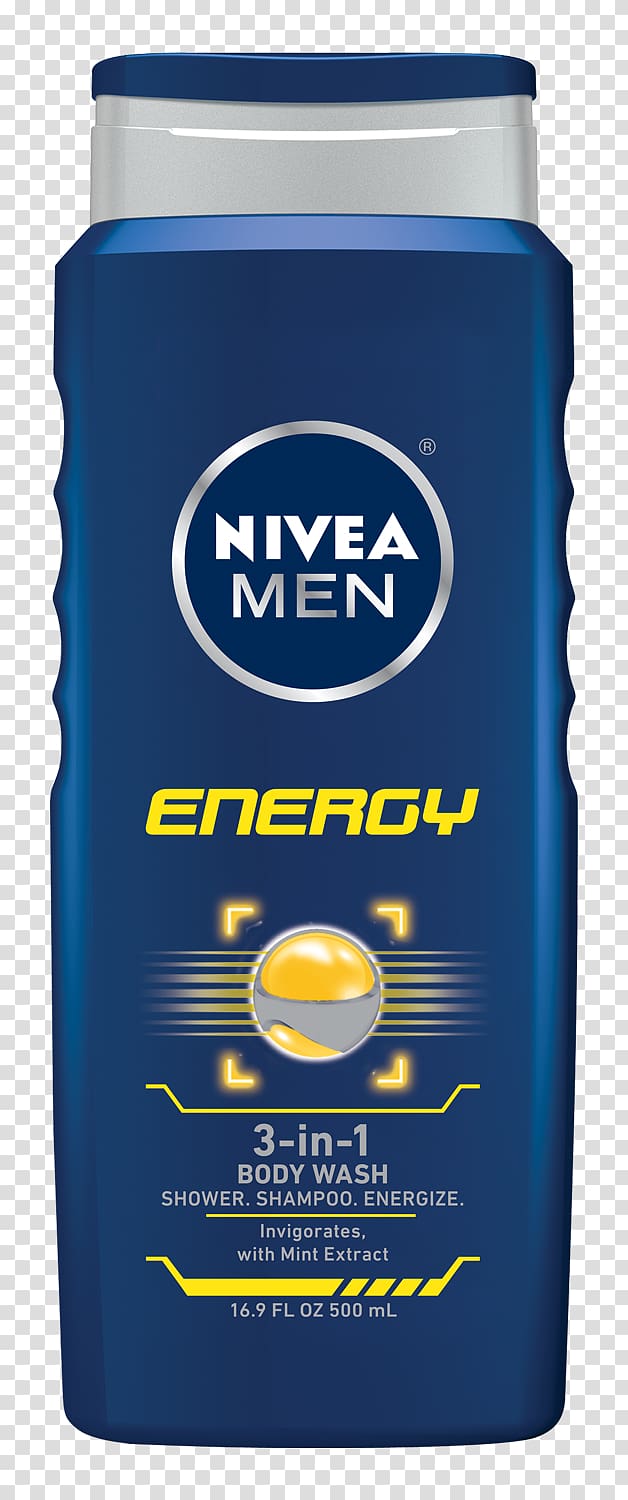 Nivea Men Q10 Energy Gel 50 Cr Dosi Shower gel NIVEA Men Maximum Hydration Nourishing Lotion, energy body transparent background PNG clipart