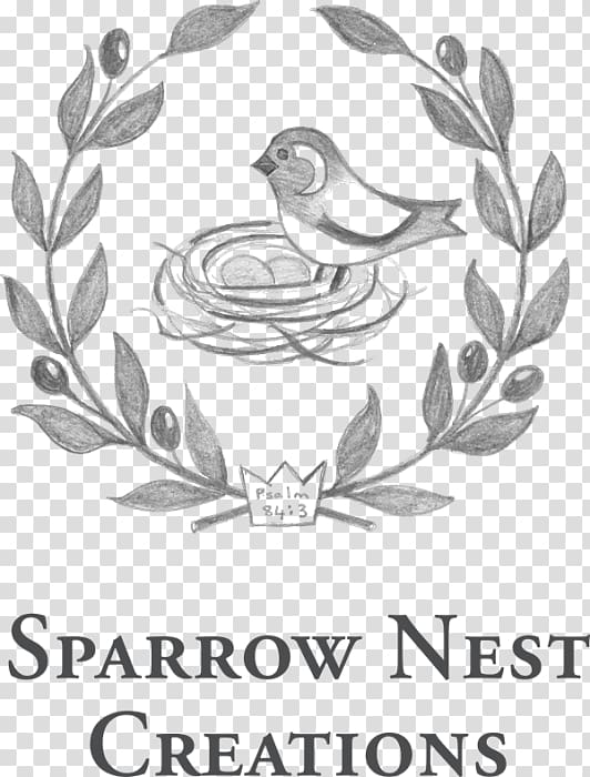 Sketch Drawing Art Painting Pencil, sparrow nest transparent background PNG clipart
