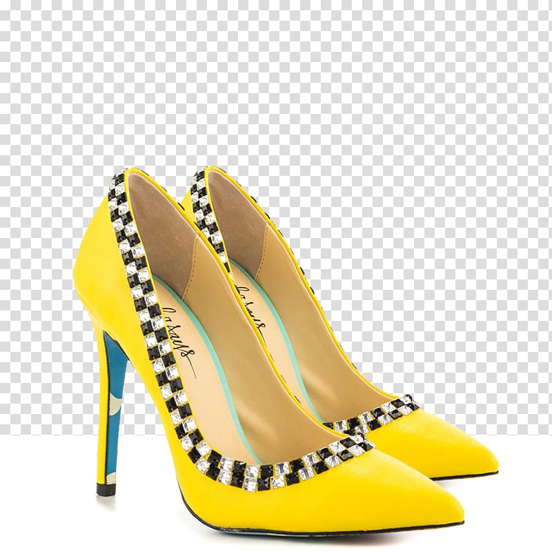 Stiletto heel High-heeled shoe Absatz, yellow boots transparent background PNG clipart