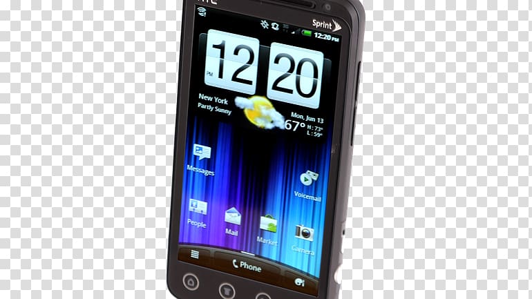 Smartphone Feature phone HTC Evo 4G Android Telephone, smartphone transparent background PNG clipart