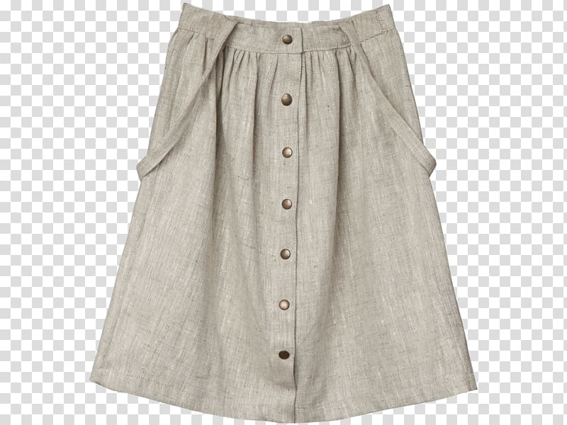 Khaki Skirt Beige Waist Grey, long skirt transparent background PNG clipart