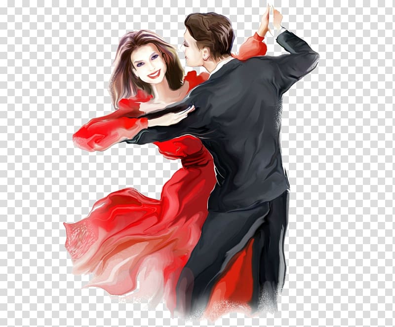 woman and man dancing sketch, Ballroom dance Drawing Salsa Waltz, couple transparent background PNG clipart