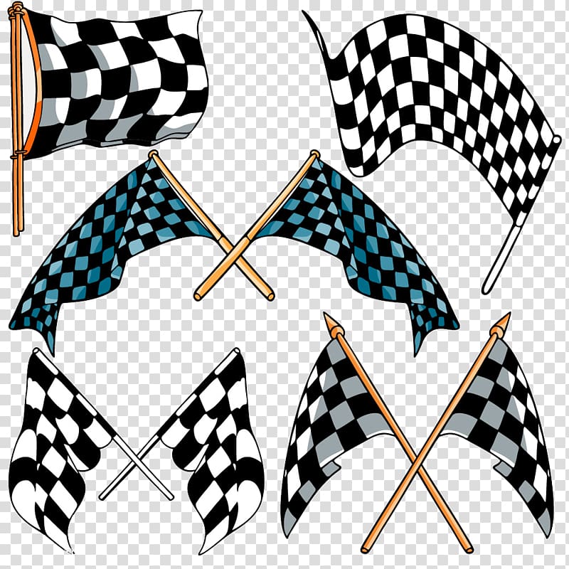 Formula One Racing flags Auto racing, Multiple race car Plaid flag transparent background PNG clipart