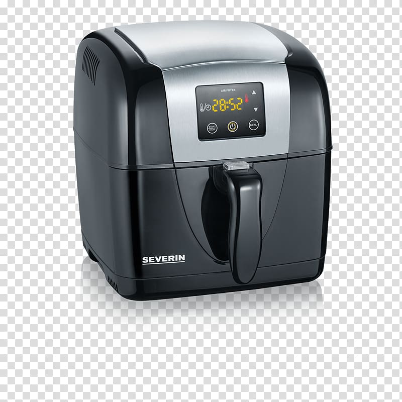Deep Fryers SEVERIN FR 2432, Hot air fryer, 2 litres, 1300 W, brushed stainless steel/black Severin Elektro Avalon Bay AB-Airfryer100, others transparent background PNG clipart