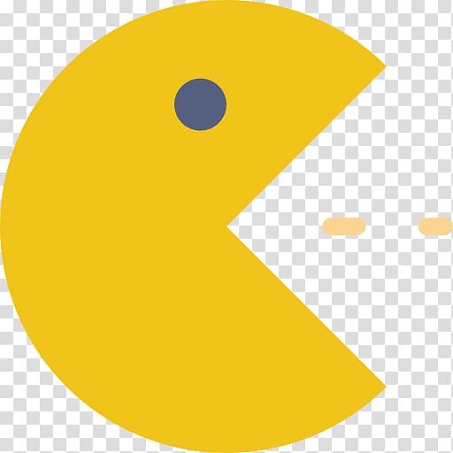 emoticon , Pac-Man , Yellow Pac-Man transparent background PNG clipart