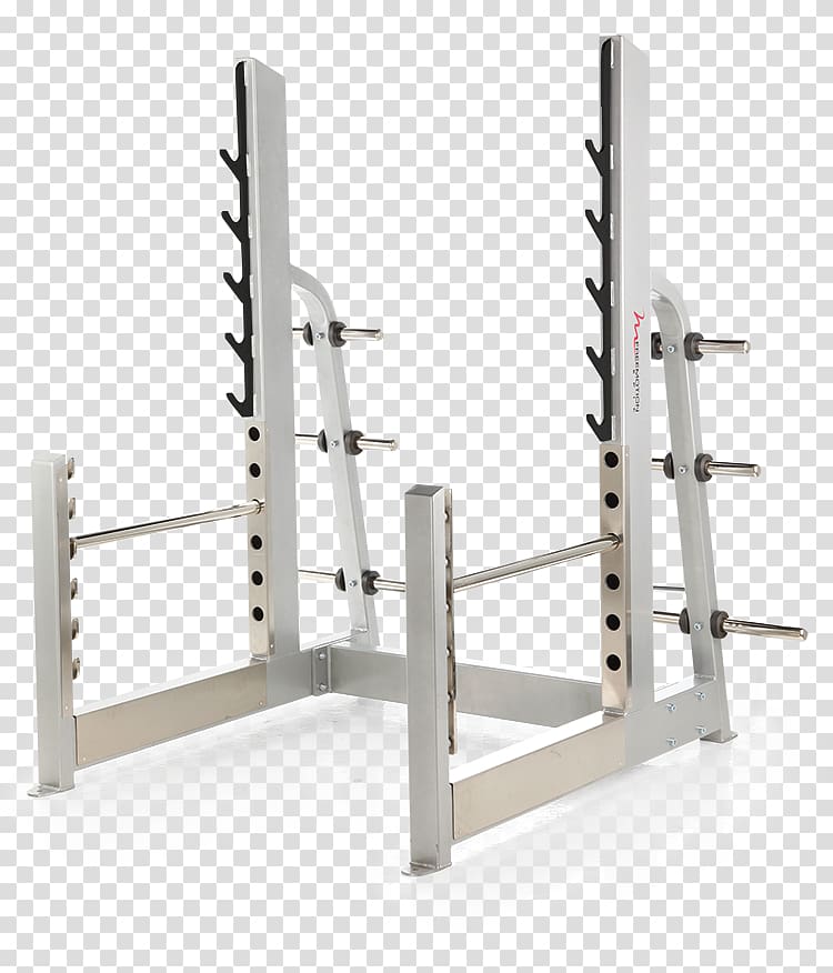 Power rack Smith machine Squat Bench Olympic weightlifting, gym squats transparent background PNG clipart