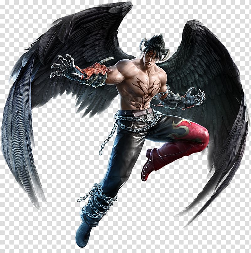 Jin Kazama Devil Jin Tekken Force Ryu Figurine, Bandai Namco Entertainment transparent background PNG clipart