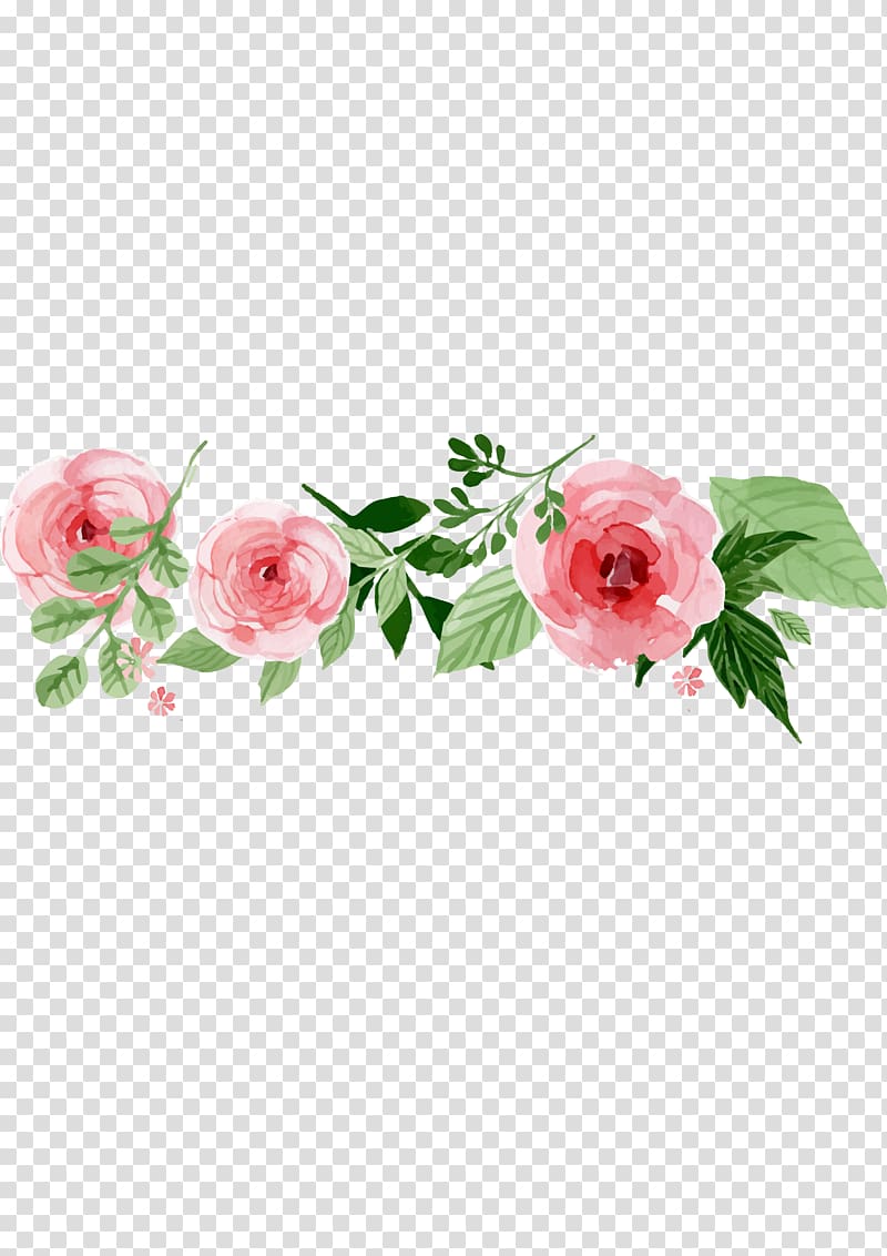 pink flowers frame , Wedding invitation Wish Greeting card, flower transparent background PNG clipart