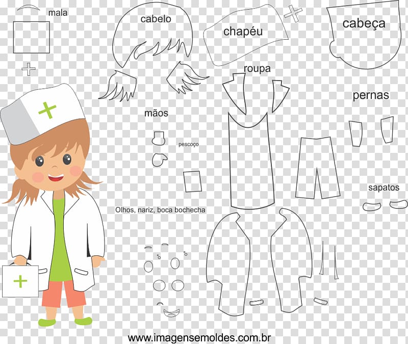 Molde Nurse Handicraft Nursing care Drawing, enfermeira transparent background PNG clipart