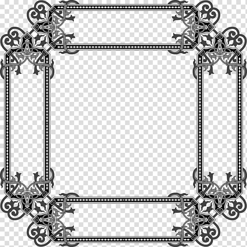 Frames , square frame transparent background PNG clipart