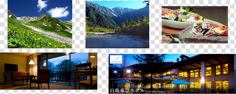 Hida Mountains Kamikōchi Japanese Alps Tourism Tourist attraction, collage transparent background PNG clipart